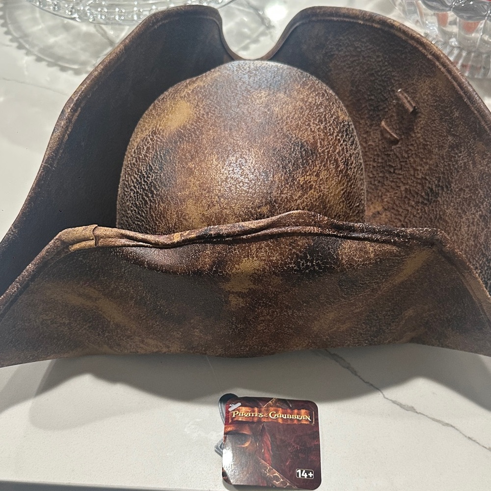 Men's Brown Pirate Hat